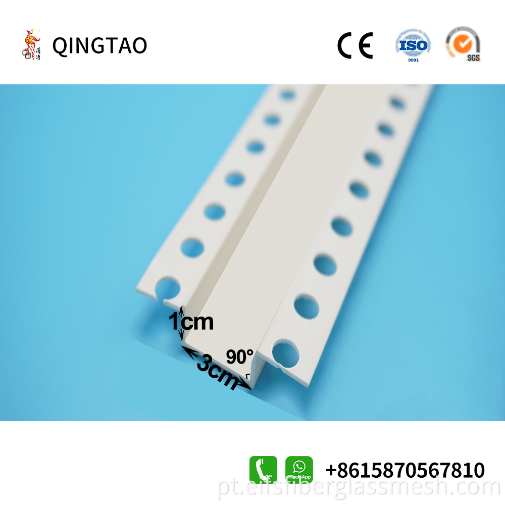 White Plastic U Shaped Groove Right Angle